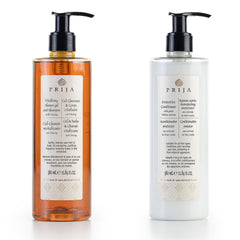 Prija Gel douche vitalisant, shampoing et après-shampooing protecteur (2 x 12,84 onces liquides)