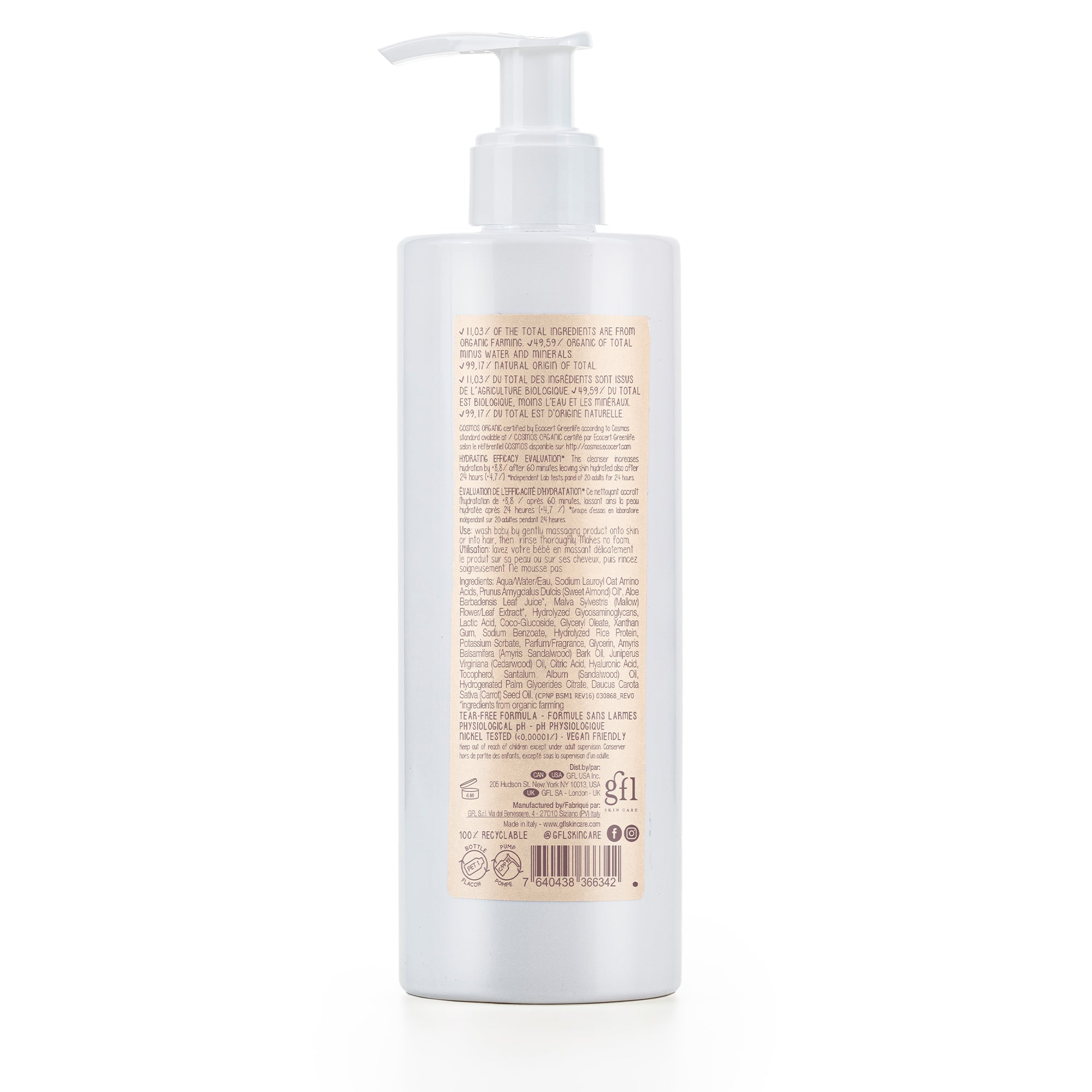 Dadaumpa Wash and Shampoo 0 months+ Organic Certified (12.84 Fluid Ounce)