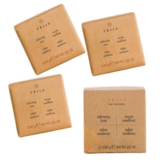 Pack de regalo de jabón suavizante Prija (Pack de 3 - 3.52oz)