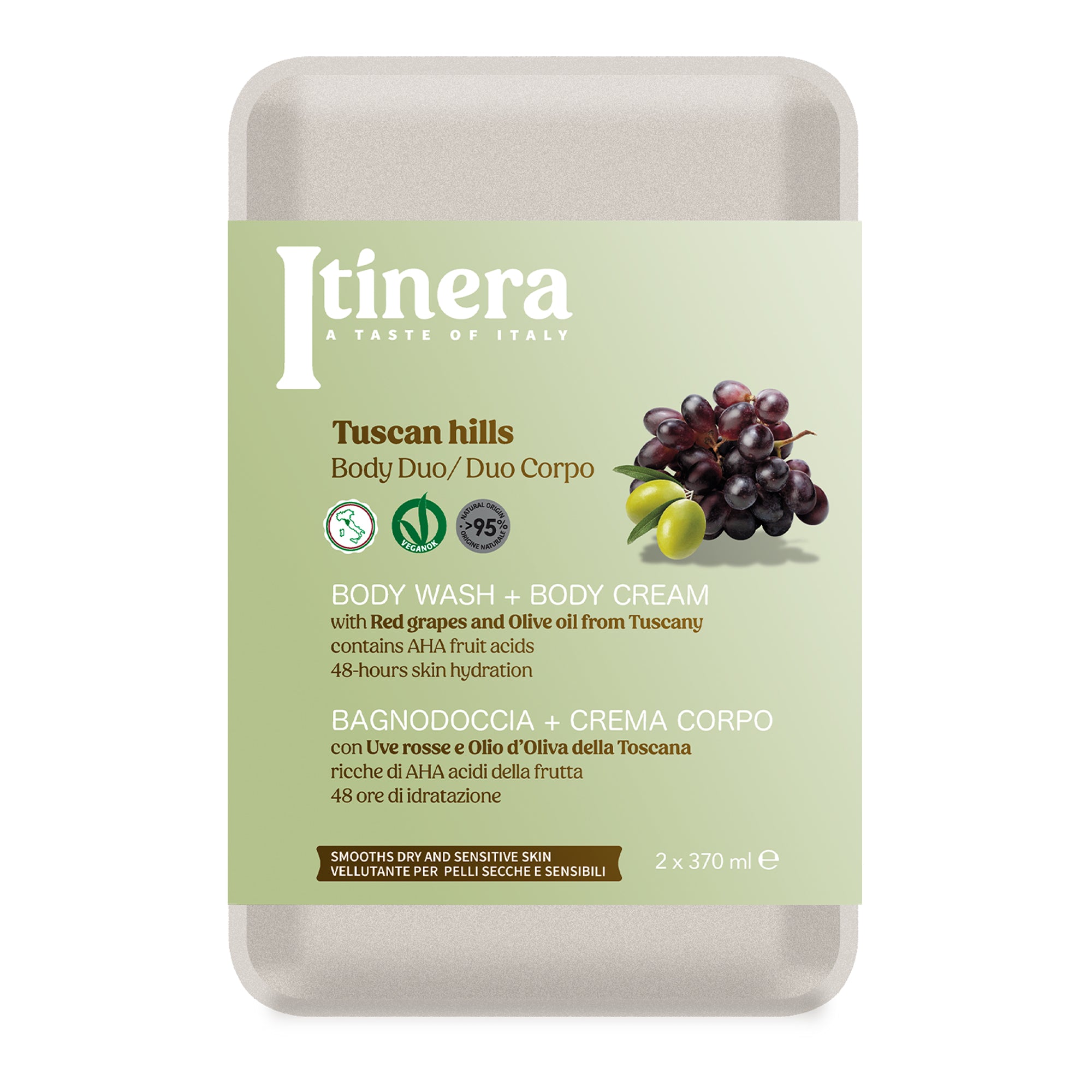 Itinera Tuscan Hills Gift Set (2 x 12.51 Fluid Ounce)